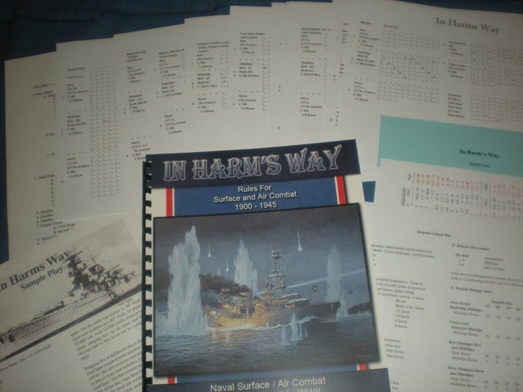 In Harm's Way Rules - Click Image to Close